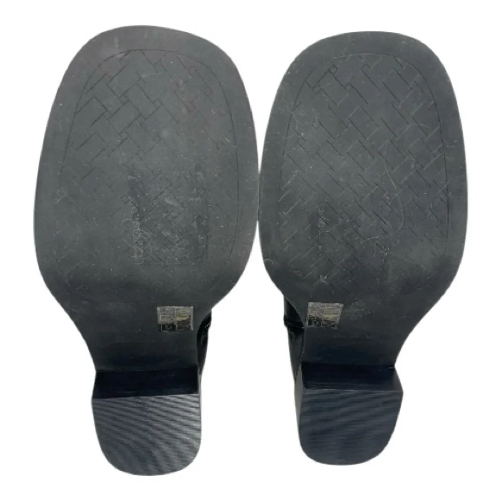 Kurt Geiger London Octavia Harness Black Leather Combat Boots Sz 8/38.5 - Picture 6 of 8